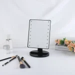 16 LED Vanity Light Touch Switch LED Desktop Storage Makeup Mirror With Light Dressing 360 Rotating.jpg 640x640