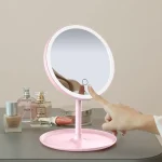 Makeup Mirror With Light White LED Daylight Vanity Mirror Detachable Storage Base 3 Modes Mirror With 2