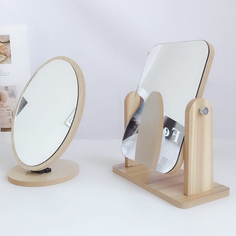 Desktop rotating Vanity Mirror