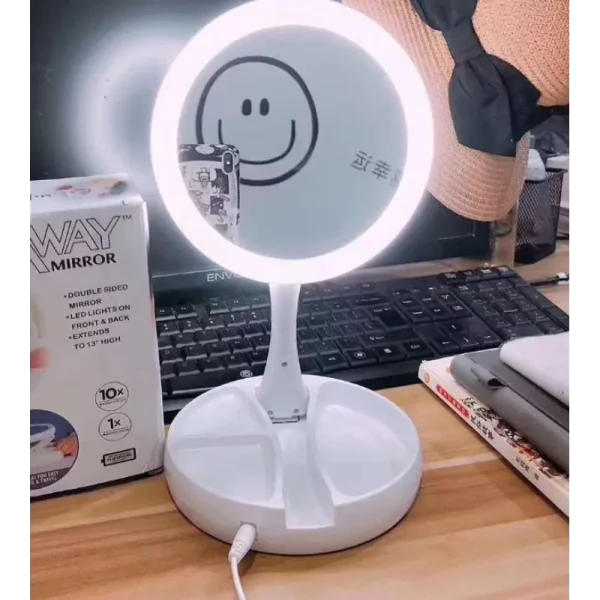 Multi Function USB Charging LED Makeup Vanity Mirror