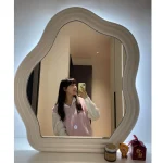 Wavy Hanging Makeup Vanity Mirror